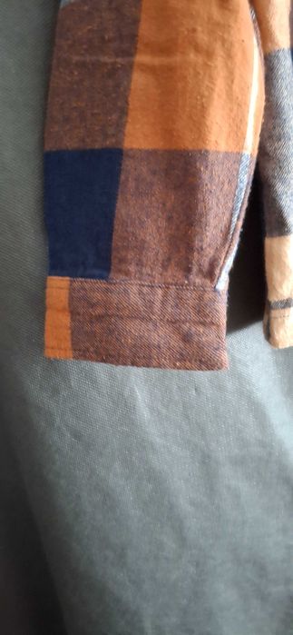 Camisa xadrez castanha