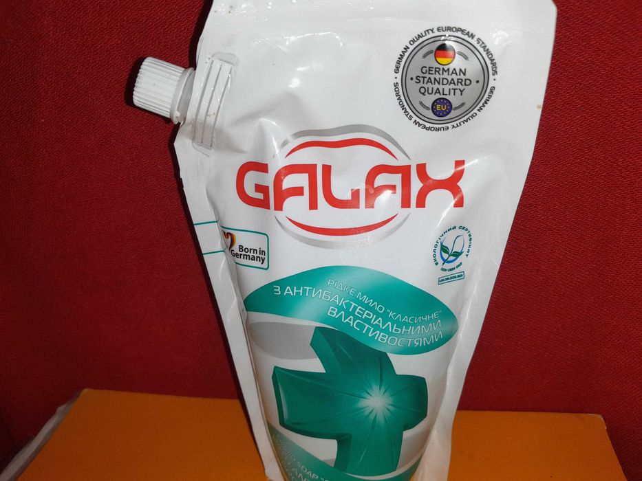 Антибактериальное жидкое мыло Galax Германия 2К 500г рук тела пола итп