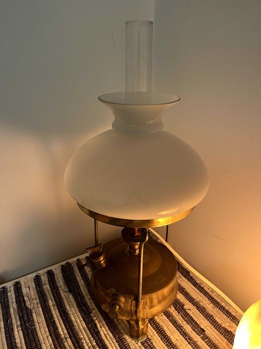 Candeeiro antigo a petróleo | Latão original