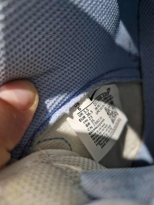 Nike dunk high aluminium rozmiar 36.5