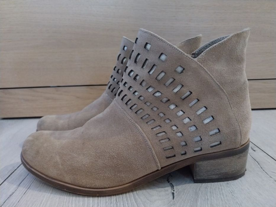 Milo beżowe botki, rozmiar 39