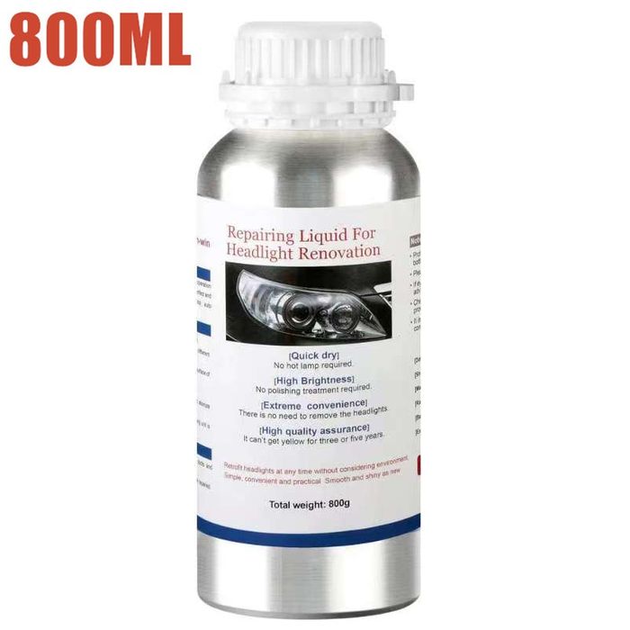 Recarga para Kit de Reparação de Faróis – 800 ml