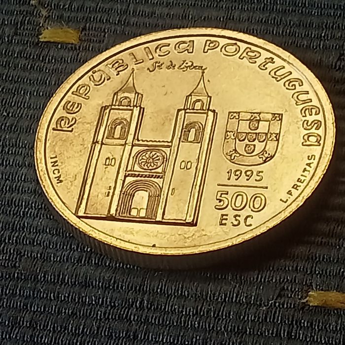 moeda 500 escudos prata Sto Antonio