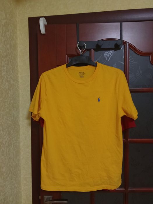 Жовта футболка Polo Ralph Lauren розмір L,Оригінал Стан 10/10