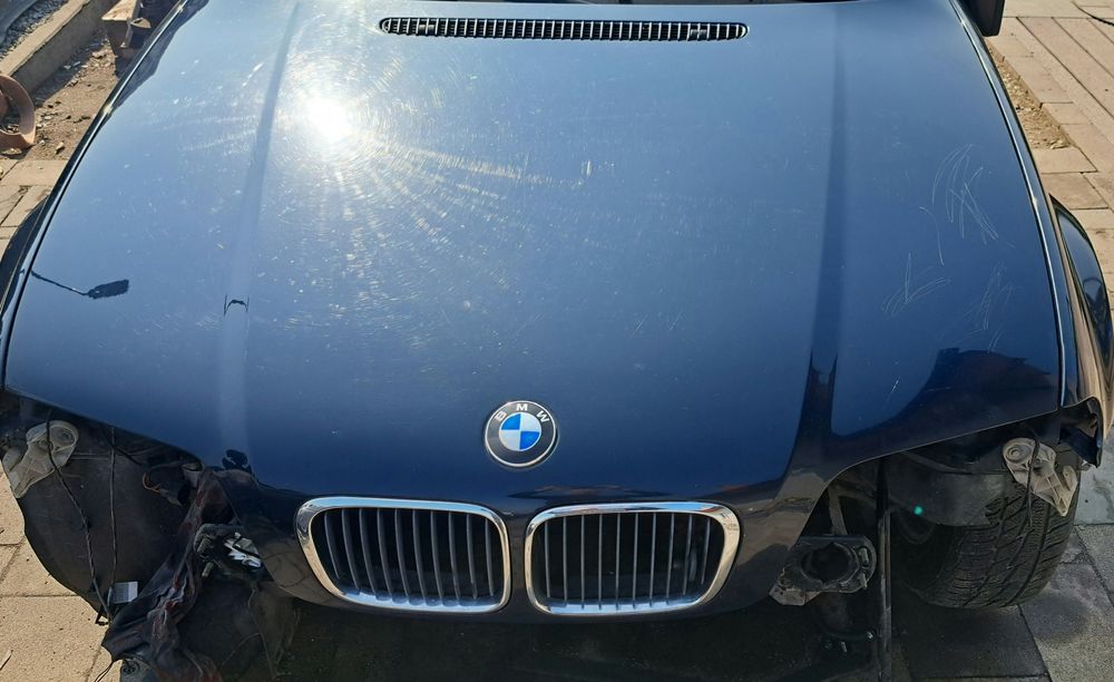 Bmw e46 Maska Klapa Zderzak M Pakiet Dunkelblau  263/5