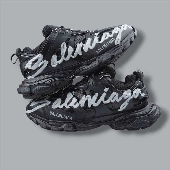 Кроссовки Balenciaga Track 1 Signature Black White ОРИГИНАЛ