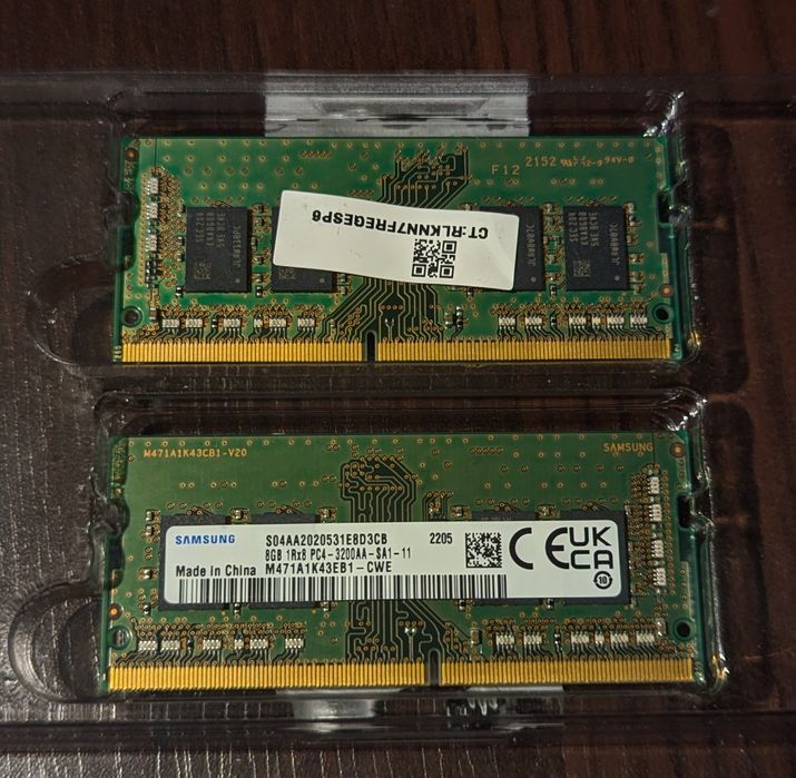 Pamięć RAM (do laptopa) Samsung 16Gb 2× 8Gb DDR4 3200MHz