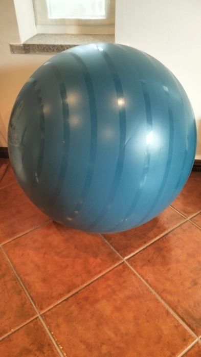 Bola de pilates azul