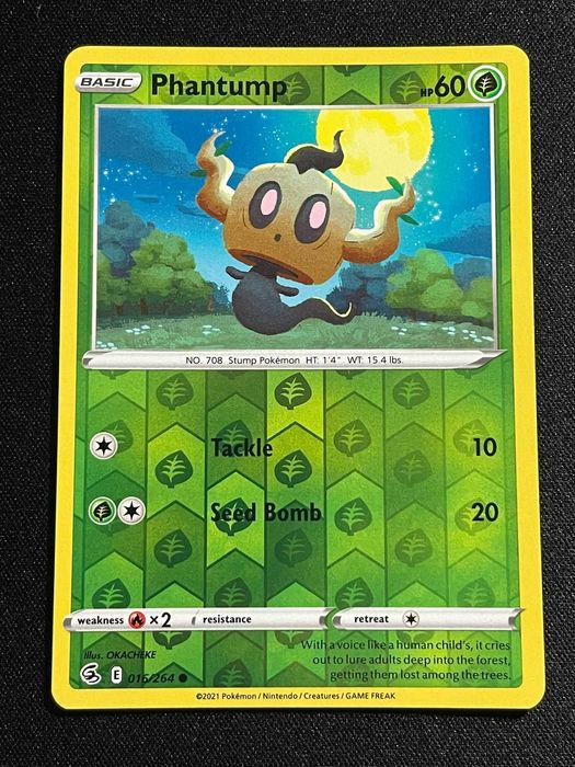 Carta Pokémon Phantump 16/264 Fusion Strike