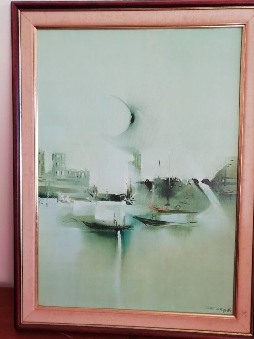Hand-painted Picture Frame – Like new!*64409362419715121