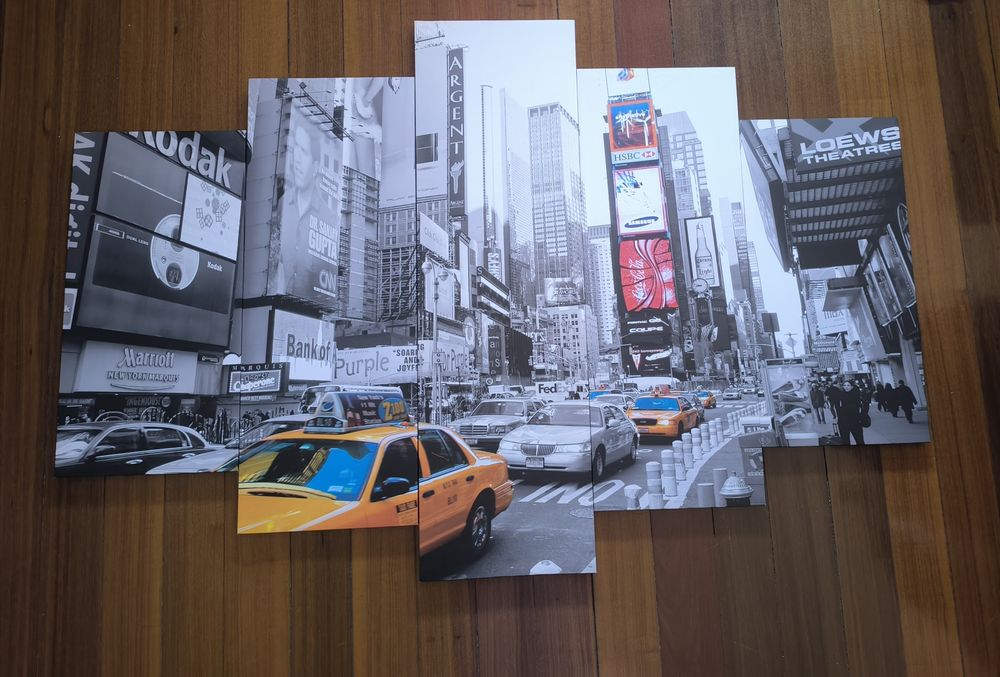 Quadros decorativos da cidade de Nova York
