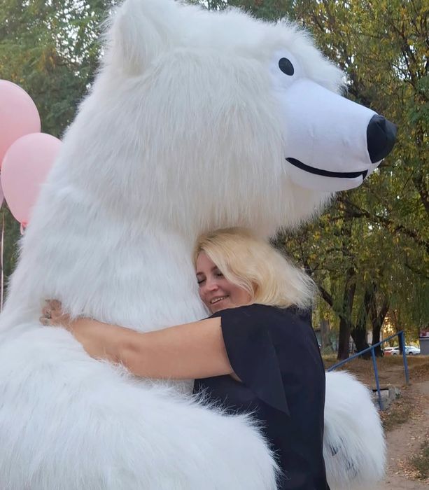 Аніматор зайка , білий ведмедик на ваше свято