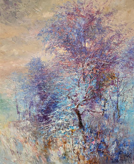 Obraz Olejny Szept mrozu - Paweł Łącki