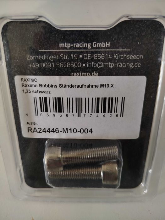 Suportes para cavalete de moto (bobbins) marca Raximo