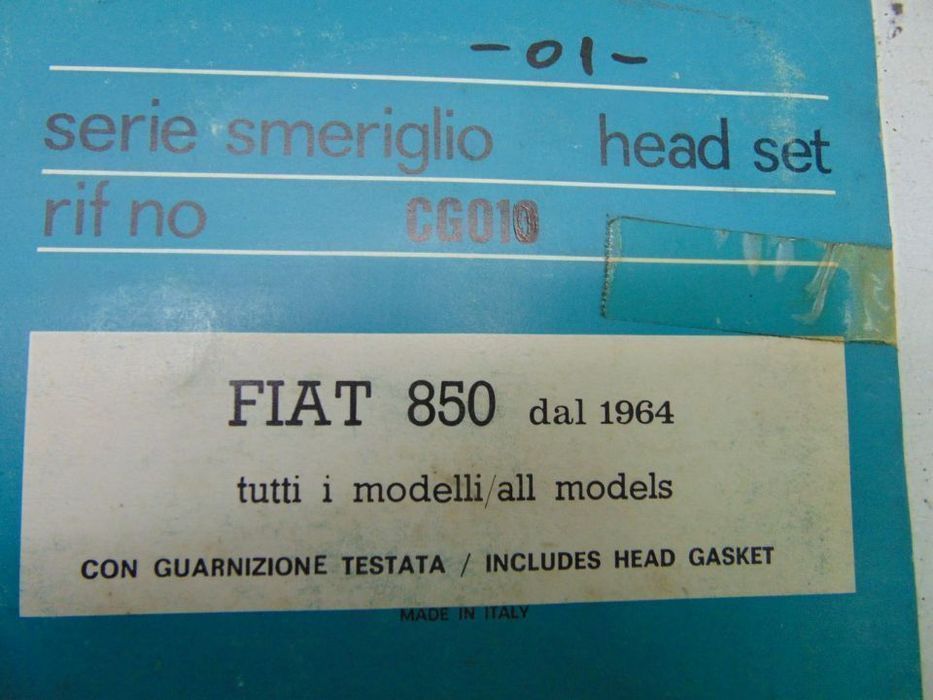 Fiat 850 jogo de juntas " usado em bom estado