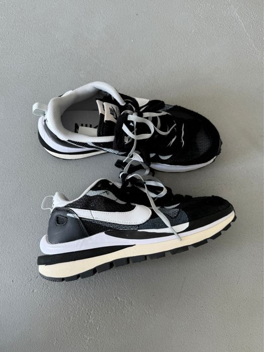 36-45 р Nike VaporWaffle x Sacai Black/White кросівки