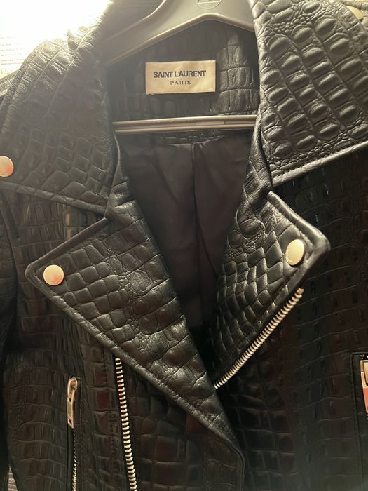 YSL новая коллекция натуральная кожа под крокодил XS