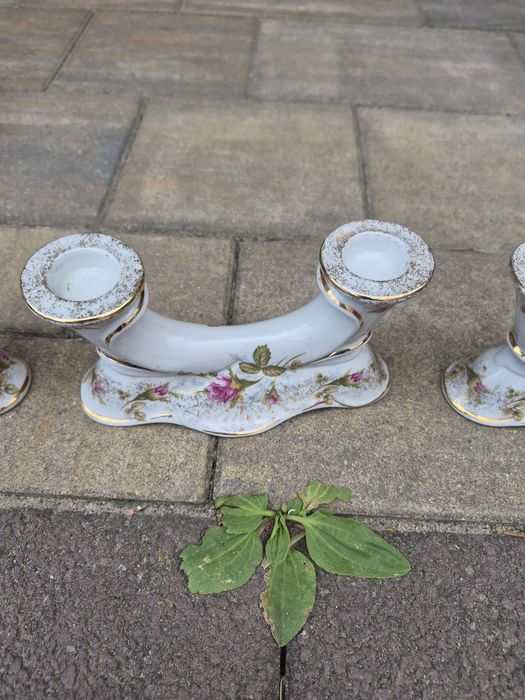 Świecznik porcelanowy Chodzież 2 szt.
