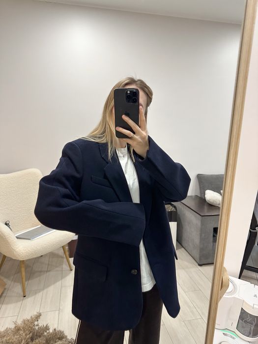 Пальто-жакет Zara, вовна, в стилі bazhane