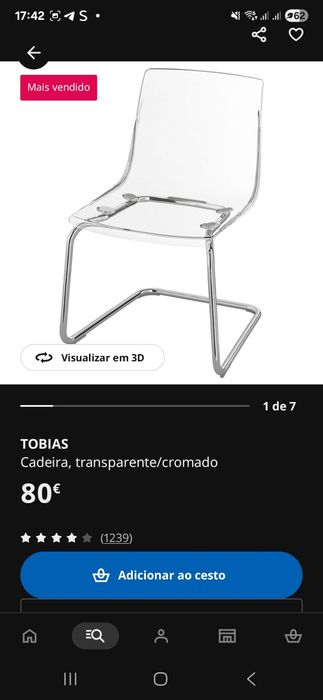 Cadeira tobias ikea