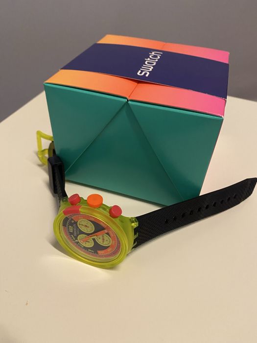 SWATCH Neon SB06J100 - unikatowy, stylowy, kultowy