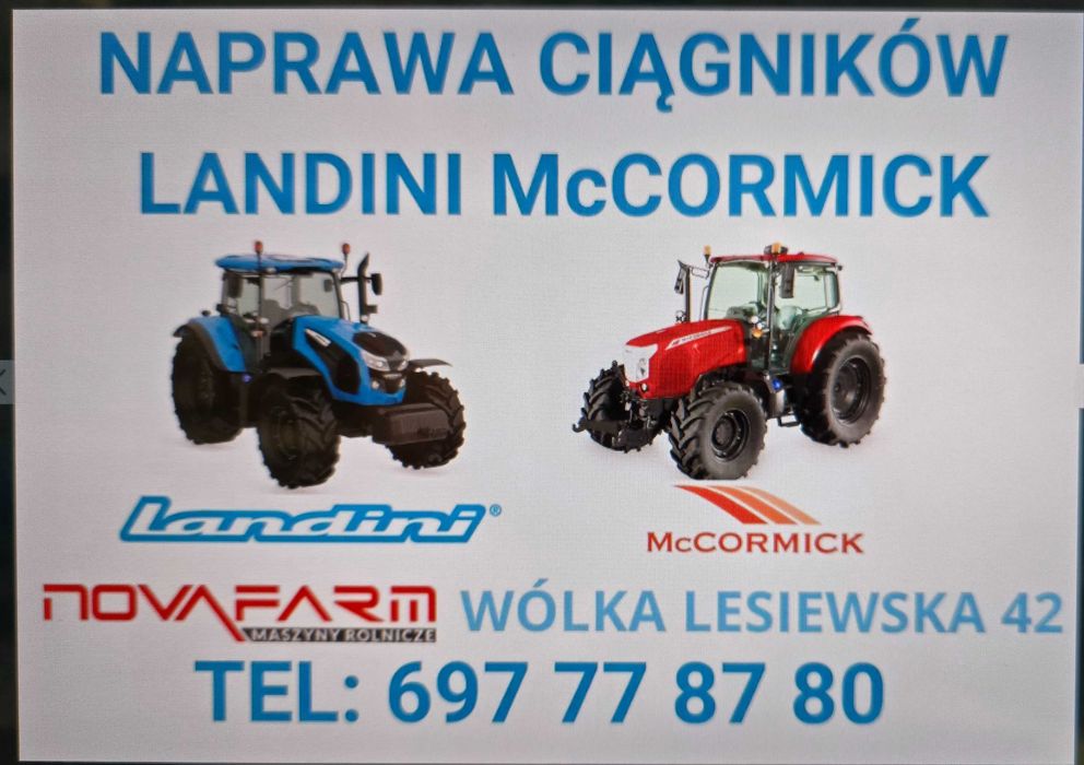 Serwis Mobilny I Stacjonarny LANDINI-McCORMICK, Rolnicze,Sadownicze!!