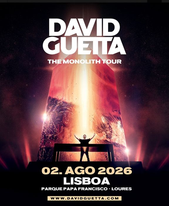 Bilhete David Guetta 2 Agosto