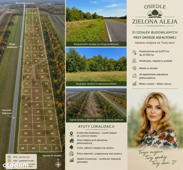 Działki budowlane z Mpzp | Jadów |od 1000 m² media - Widok 2