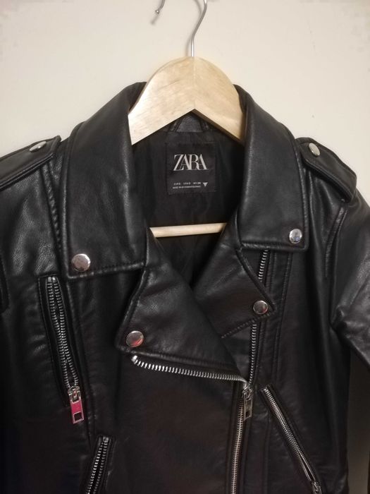 ramoneska Zara s 36 czarna ramoneska biker s 36 zara