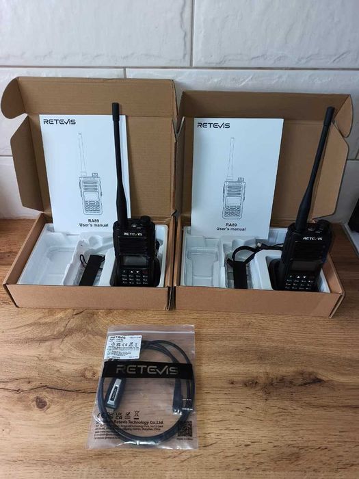 Рація Retevis RA89 - потужність 10Вт, далекобійна, зарядка Type-C