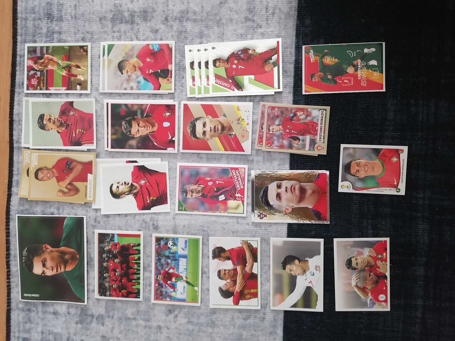 Cromos Ronaldo e Eusébio - Portugal