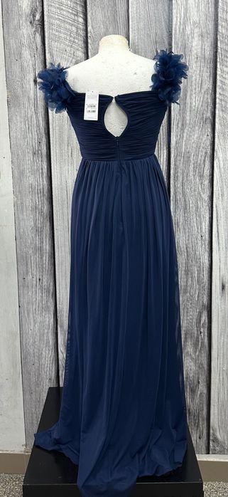 Sukienka maxi granatowa