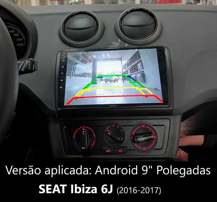 (NOVO) Rádio 2DIN 9" • Seat IBIZA 6J • [4+32GB] • Android GPS