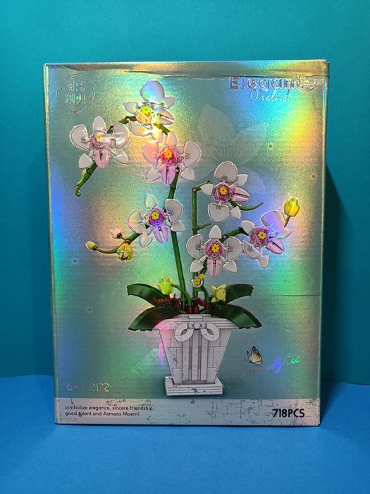 Конструктор, мини Лего: Орхидея, Ромашки, Розы (Троянда), Лилия