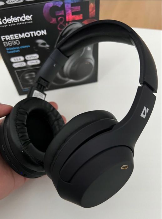 Słuchawki bezprzewodowe nauszne Bluetooth 5.4 z mikrofonem