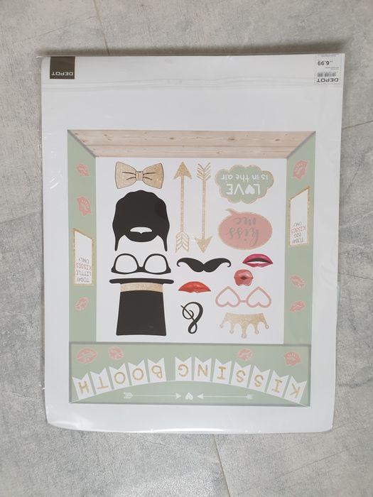 Akcesoria do fotobudki na wesele.