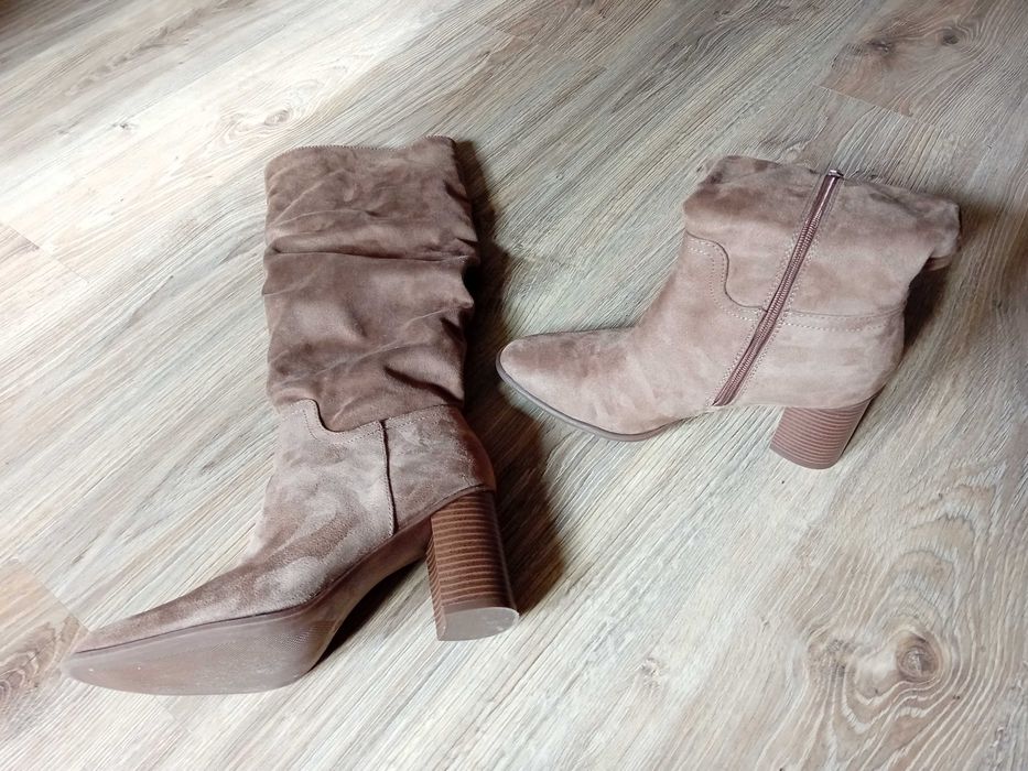 Kozaki rozmiar  41 eko zamsz