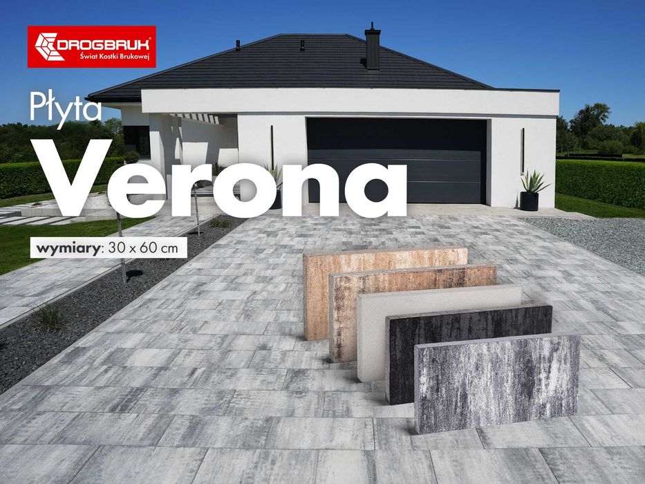kostka tarasowa brukowa VERONA INVERNO DUŻY FORMAT :dostępna od ręki: