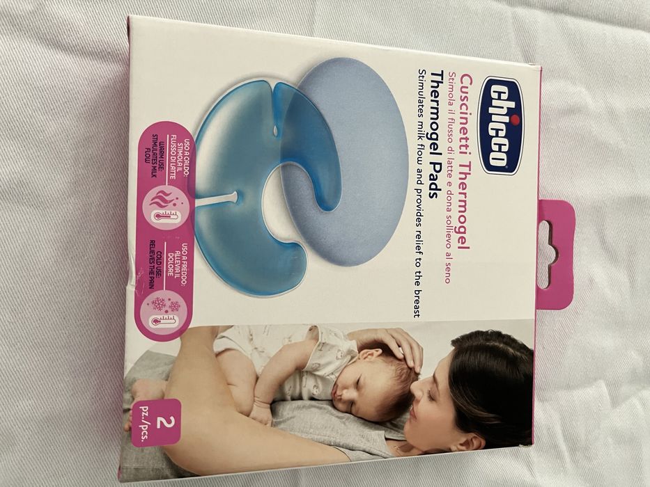 Dois discos de termogel - quente / frio marca chicco - novos