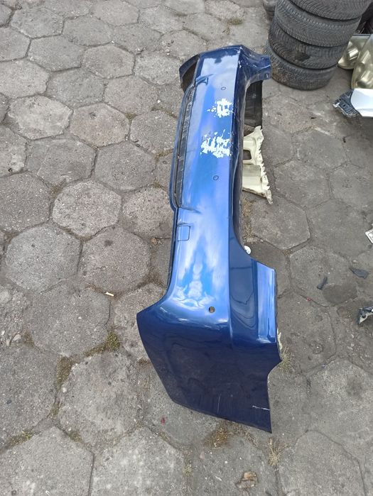 BMW e90 zderzak tył m pakiet 381 Le Mans blau metallic tanio