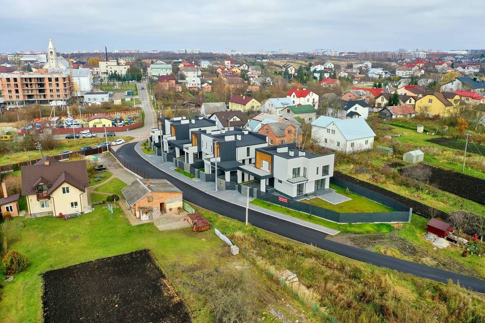 Продаж преміум котеджів дуплекс с. Сокільники КМ Lake House Sokilnyky