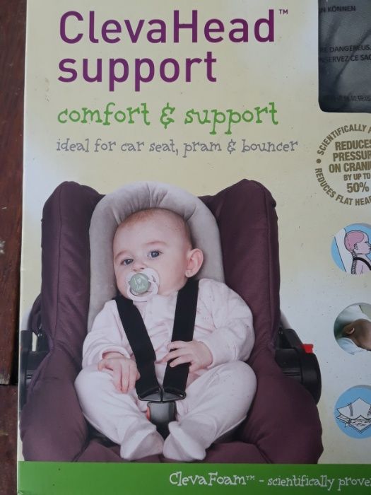 Suporte de cabeça e costas de bebé para cadeirinha automóvel