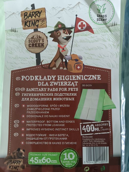 Podkłady higieniczne dla zwierząt 37szt