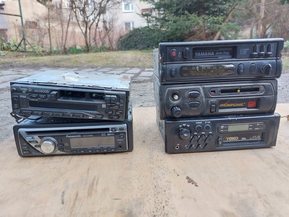 Radio samochodowe Panasonic Kenwood Yamaha Thompsonic cd magnetofon