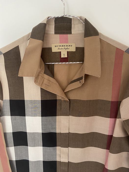 оригінал BURBERRY сорочка в клітинку