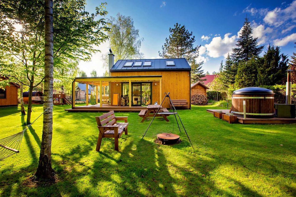 Komfortowe Domki na Mazurach z basenem , jacuzzi, sauną i salą zabaw