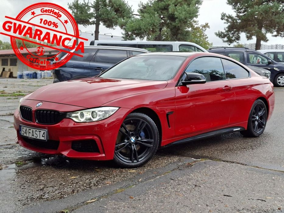 BMW Seria 4 Klimatronic 2-stref, Skóra, Aktywny wydech, PDC 2x, Kamera cof., Navi