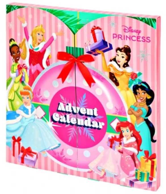 Kalendarz adwentowy Disney Księżniczki zestaw 24 kosmetyków dla dzieci