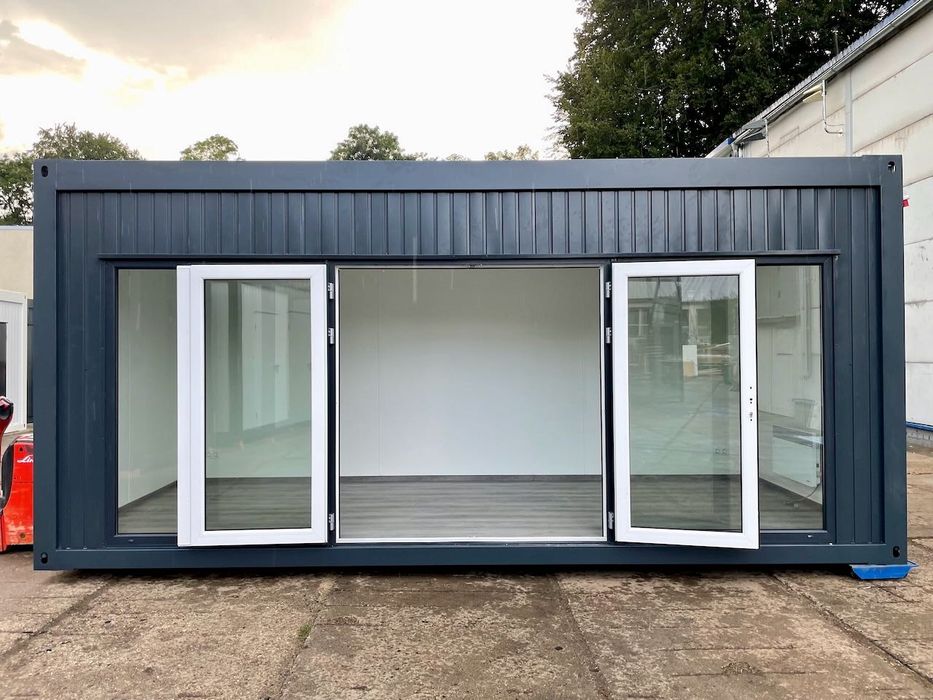 Kontener biurowy budowlany mieszkalny 6x2,5 - Produkcja na Zamówienie