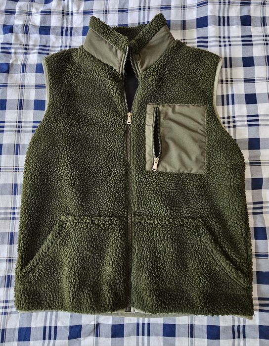 Colete borrego verde